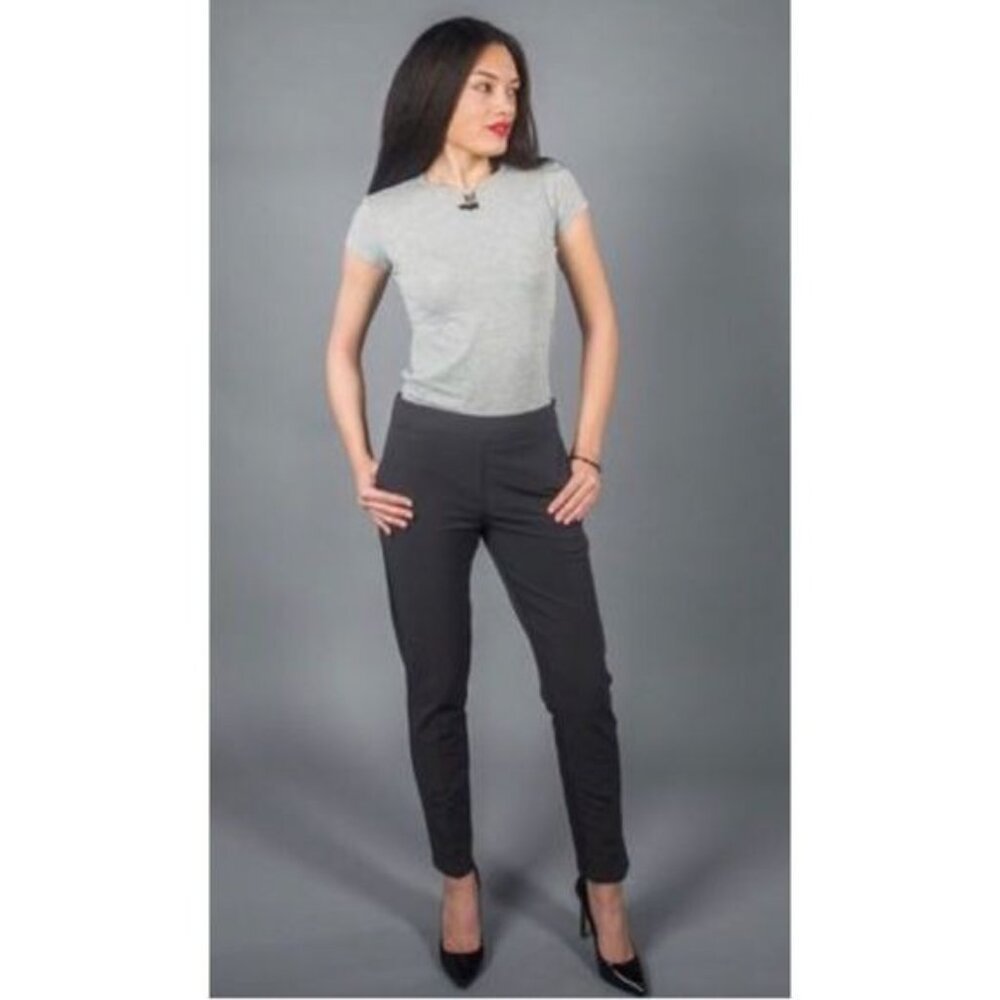 BetaBrand Black Side‎ Zipper Travel Side Pockets Dress Pants Size M